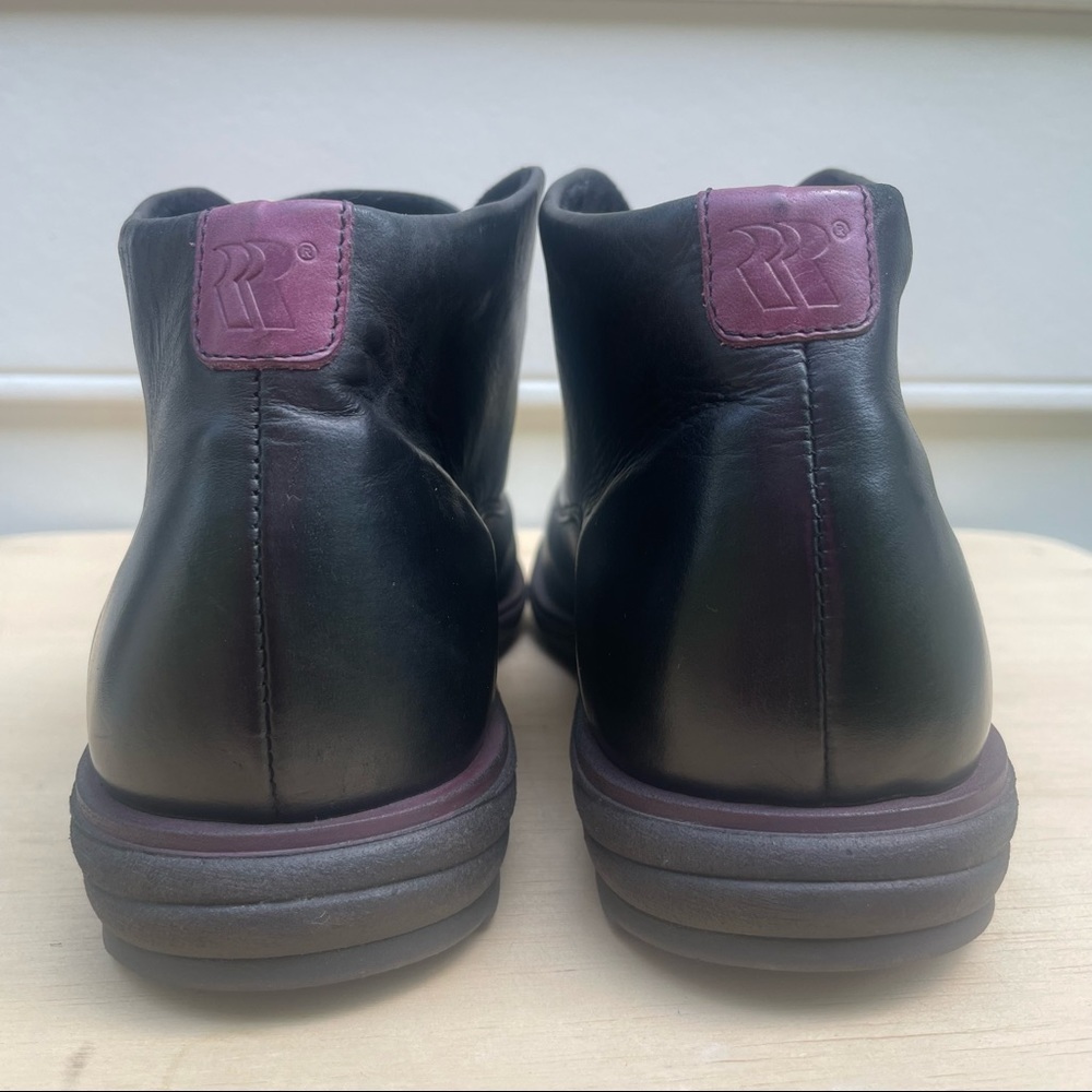 Romika black leather lace up ankle boots 42 - Picture 6 of 15